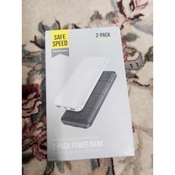 2 Pack Portable Charger Power Bank 1500mAh Dual USB - Picture 8 of 14